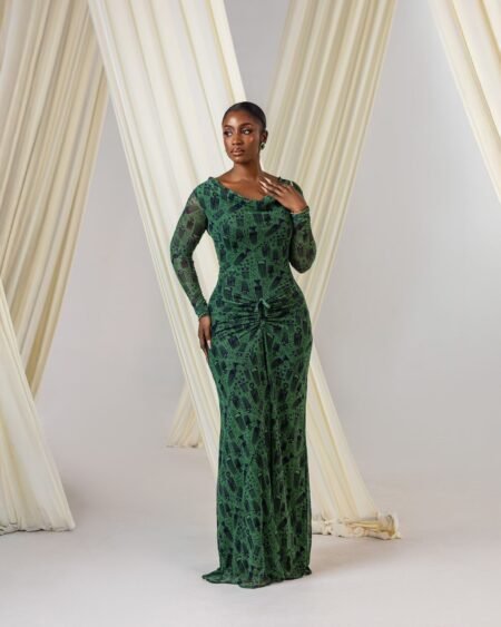 Orchid Mesh Dress