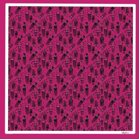 Orchid Silk Scarf