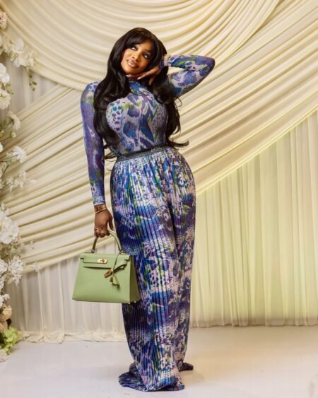 Lunora pleated skirt set